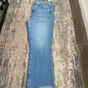 NWT MOTHER The Insider Crop Step Fray Women's Denim Jeans